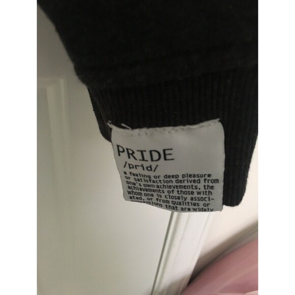 Equalnox Clothing Co. Men's Pride Jogger Pants Sweatpants Size L Black White - Picture 5 of 9